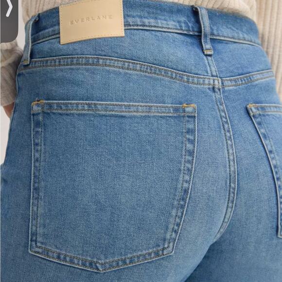 Everlane High Rise Cheeky Jean, Cropped, Casual, Weekend, Brunch 27R NEW - Picture 7 of 14